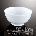 Plateau de riz blanc en porcelaine à vente directe en usine, bol à soupe en céramique